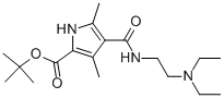 Tert-butyl 4-[[[2-(diethylamino)ethyl]amino]carbonyl]-3,5-dimethyl-1h-pyrrole-2-carboxylate Structure,590424-04-7Structure