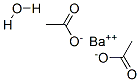 Barium acetate monohydrate. Structure,5908-64-5Structure