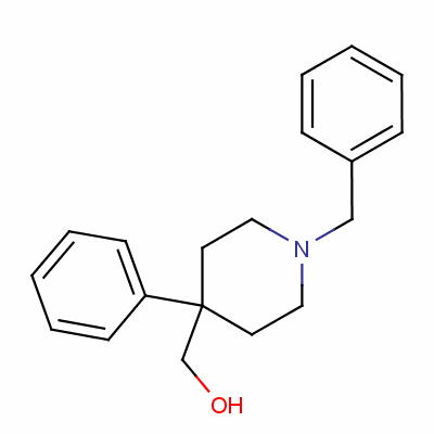 1-Benzyl-4-phenylpiperidine-4-methanol Structure,59083-36-2Structure