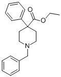 Ethyl 1-benzyl-4-phenylpiperidine-4-carboxylate Structure,59084-08-1Structure