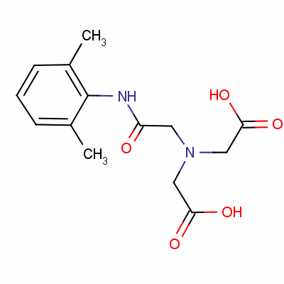 N-(2,6-dimethylphenylcarbamoylmethyl)iminodiacetic acid Structure,59160-29-1Structure