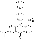 10-(4-Biphenyl)-2-isopropyl-9-thioxanthrone hexafluophospate Structure,591773-92-1Structure