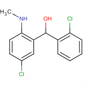 (5-Chloro-2-(methylamino)phenyl)(2-chlorophenyl)methanol Structure,59180-29-9Structure