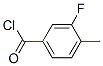 3-Fluoro-4-methylbenzoyl chloride Structure,59189-97-8Structure