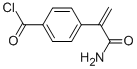 Benzoyl chloride,4-[1-(aminocarbonyl)ethenyl]- (9ci) Structure,59190-00-0Structure