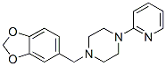 1-(3,4-Methylenedioxybenzyl)-4-(2-pyridyl)piperazine Structure,59215-20-2Structure