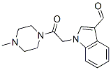 Piperazine,1-[(3-formyl-1h-indol-1-yl)acetyl]-4-methyl- (9ci) Structure,592546-82-2Structure