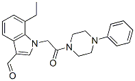 Piperazine,1-[(7-ethyl-3-formyl-1h-indol-1-yl)acetyl ]-4-phenyl-(9ci) Structure,593237-25-3Structure