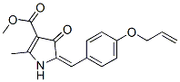 1H-pyrrole-3-carboxylicacid,4,5-dihydro-2-methyl-4-oxo-5-[[4-(2-propenyloxy)phenyl ]methylene]-,methylester(9ci) Structure,593241-77-1Structure