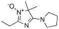 4H-imidazole,2-ethyl-4,4-dimethyl-5-(1-pyrrolidinyl)-,3-oxide(9ci) Structure,593286-22-7Structure