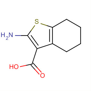 2-氨基-4,5,6,7-四氢苯并[b]噻吩-3-羧酸结构式_5936-58-3结构式