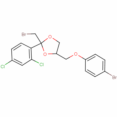 (Z)-2-(bromomethyl)-4-(4-bromophenoxymethyl)-2-(2,4-dichlorophenyl)-1,3-dioxolane Structure,59363-05-2Structure