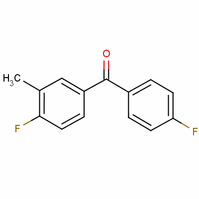 4-Fluoro-3-methylphenyl 4-fluorophenyl ketone Structure,59396-50-8Structure