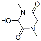 (9ci)-3-羟基-1,4-二甲基-2,5-哌嗪二酮结构式_59417-41-3结构式