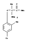 2-(4-Chloro-2-methylphenoxy)-n,n-dimethyl-l-alanine ethyl ester Structure,59527-50-3Structure