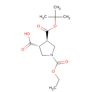 (3R,4r)-1-[(tert-butoxy)carbonyl]-4-(ethoxycarbonyl)pyrrolidine-3-carboxylic acid Structure,595556-31-3Structure