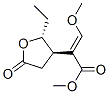 Methyl (2e)-2-[(2r,3r)-2-ethyl-5-oxotetrahydro-3-furanyl]-3-methoxyacrylate Structure,595583-82-7Structure