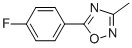 5-(4-Fluoro-phenyl)-3-methyl-[1,2,4]oxadiazole Structure,59562-68-4Structure
