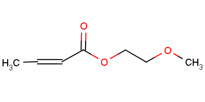 2-Methoxyethyl 2-butenoate Structure,59609-46-0Structure