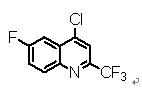 4-Chloro-6-fluoro-2-(trifluoromethyl)quinoline Structure,59611-55-1Structure