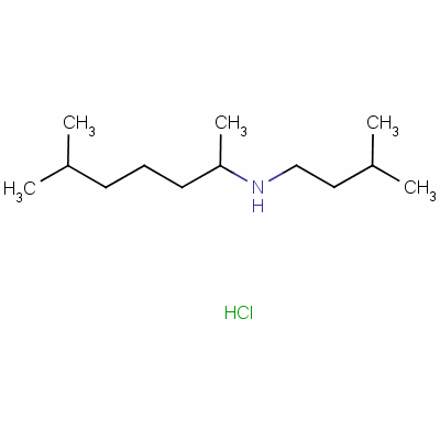 异戊基(1,5-二甲基己基)氯化铵结构式_5964-56-7结构式