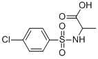 2-([(4-Chlorophenyl)sulfonyl]amino)propanoic acid Structure,59724-70-8Structure