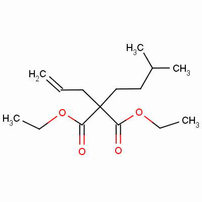 Diethyl (3-methylbutyl)allylmalonate Structure,59726-44-2Structure