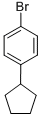 1-Bromo-4-cyclopentylbenzene Structure,59734-91-7Structure