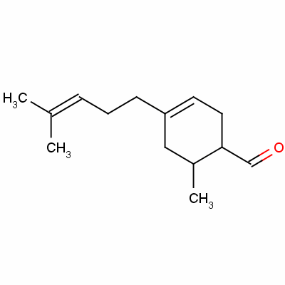 6-Methyl-4-(4-methyl-3-pentenyl)cyclohex-3-ene-1-carbaldehyde Structure,59742-20-0Structure