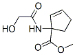 1-[(羟基乙酰基)氨基]-2-环戊烯-1-羧酸甲酯结构式_597540-52-8结构式