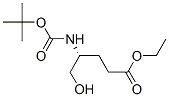 (4R)-4-[[(1,1-dimethylethoxy)carbonyl ]amino]-5-hydroxypentanoic acid ethyl ester Structure,597577-78-1Structure