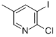 2-Chloro-3-iodo-5-methylpyridine Structure,59782-91-1Structure