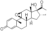 (9Beta,11beta,16alpha)-9,11-epoxy-17-hydroxy-16-methylpregna-1,4-diene-3,20-dione Structure,59796-52-0Structure