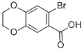 7-Bromo-2,3-dihydro-1,4-benzodioxine-6-carboxylic acid Structure,59820-91-6Structure