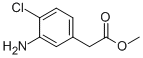 3-氨基-4-氯苯基乙酸甲酯结构式_59833-69-1结构式