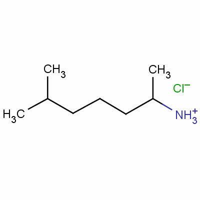 (1,5-Dimethylhexyl)ammonium chloride Structure,5984-59-8Structure