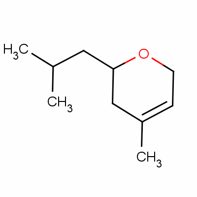 3,6-Dihydro-4-methyl-2-(2-methylpropyl)-2h-pyran Structure,59848-69-0Structure