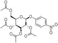 4-硝基苯基-2,3,4,6-O-四乙酰基-β-D-吡喃葡萄糖苷结构式_5987-78-0结构式