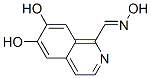 (9ci)-6,7-二羟基-1-异喹啉羧醛肟结构式_59875-55-7结构式