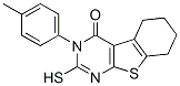 2-Mercapto-3-p-tolyl-5,6,7,8-tetrahydro-3H-benzo[4,5]thieno[2,3-d]pyrimidin-4-one Structure,59898-69-0Structure