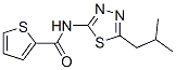 2-Thiophenecarboxamide,n-[5-(2-methylpropyl)-1,3,4-thiadiazol-2-yl ]- Structure,59898-96-3Structure