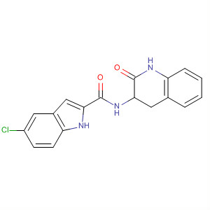 5-氯-N-(2-氧代-1,2,3,4-四氢喹啉-3-基)-1H-吲哚-2-羧酰胺结构式_599192-33-3结构式