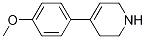 4-(4-Methoxyphenyl)-1,2,3,6-tetrahydropyridine Structure,59954-73-3Structure