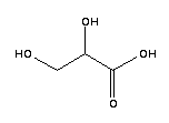 DL-甘油酸结构式_600-19-1结构式