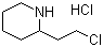 2-(2-Chloroethyl)piperidinum chloride Structure,60012-49-9Structure