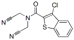 (9ci)-3-氯-N,N-双(氰基甲基)-苯并[b]噻吩-2-羧酰胺结构式_600122-12-1结构式