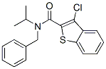 (9ci)-3-氯-n-(1-甲基乙基)-n-(苯基甲基)-苯并[b]噻吩-2-羧酰胺结构式_600122-13-2结构式