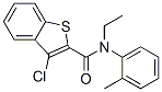 (9ci)-3-氯-n-乙基-n-(2-甲基苯基)-苯并[b]噻吩-2-羧酰胺结构式_600122-14-3结构式