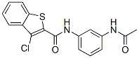 (9ci)-n-[3-(乙酰基氨基)苯基]-3-氯-苯并[b]噻吩-2-羧酰胺结构式_600122-19-8结构式
