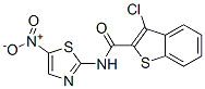 (9ci)-3-氯-n-(5-硝基-2-噻唑)-苯并[b]噻吩-2-羧酰胺结构式_600122-20-1结构式